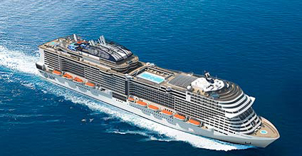 Bild des Kreuzfahrtschiffes MSC Bellissima