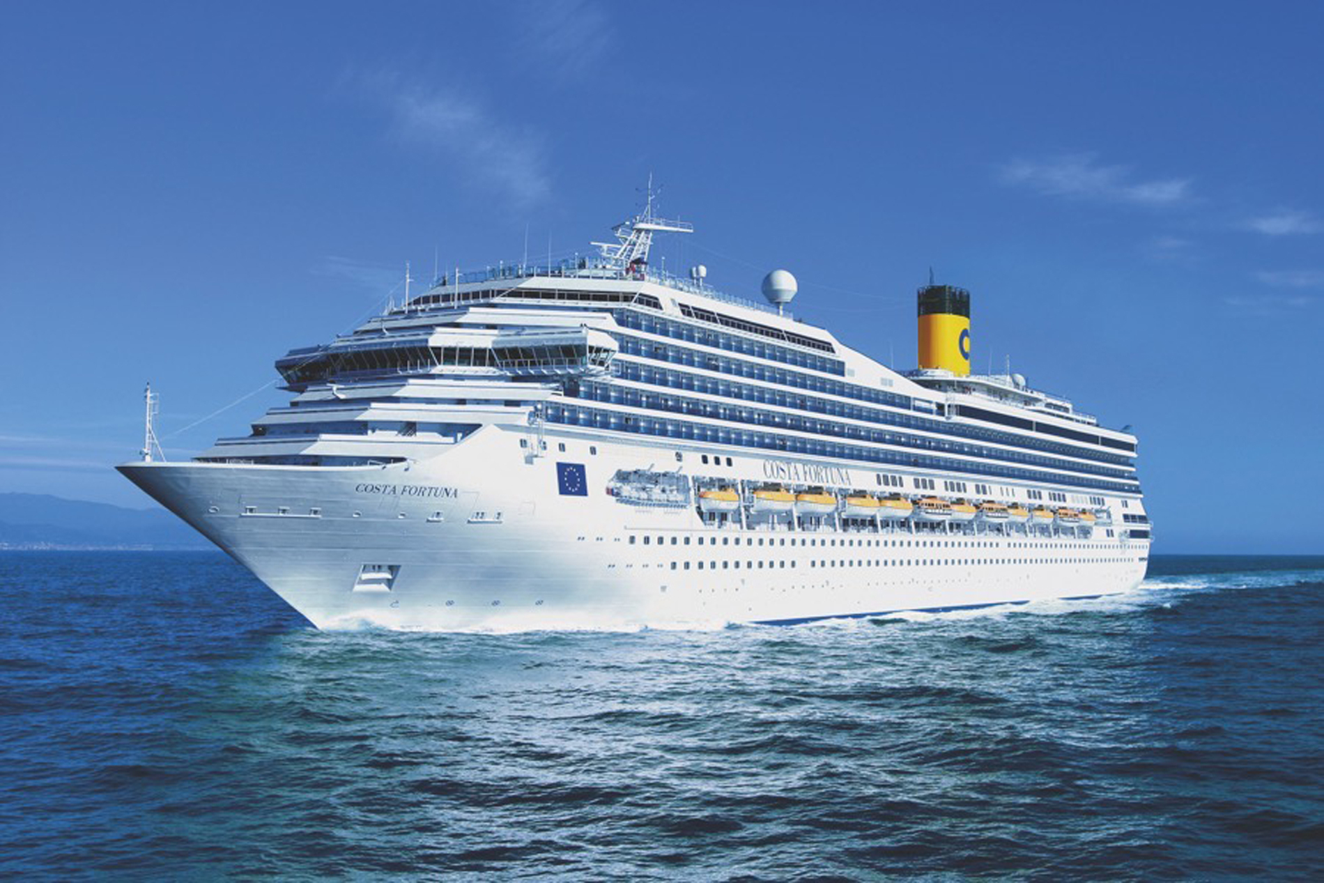 Bild des Kreuzfahrtschiffes Costa Fortuna